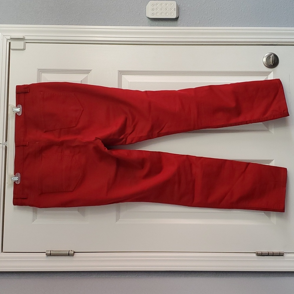 Red stretch jeans - Picture 3 of 6